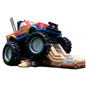 Mini inflatable tractor bouncer inflatable castle bouncer indoor inflatable bouncer games with air blower