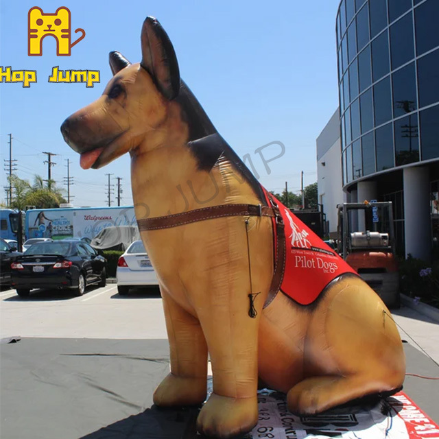 big advertising inflatable dog with custom logo