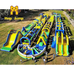 Kids outdoor playing games inflatable bouncy playground jeux gonflables fun city jumping castle amusement park