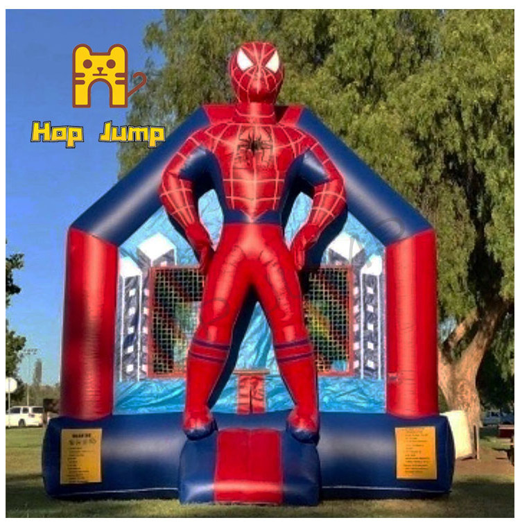 Commercial playground kids spiderman bouncer bouncy castle spider-man bounce house inflatable Jumping house