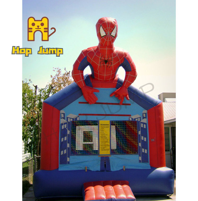 Commercial playground kids spiderman bouncer bouncy castle spider-man bounce house inflatable Jumping house