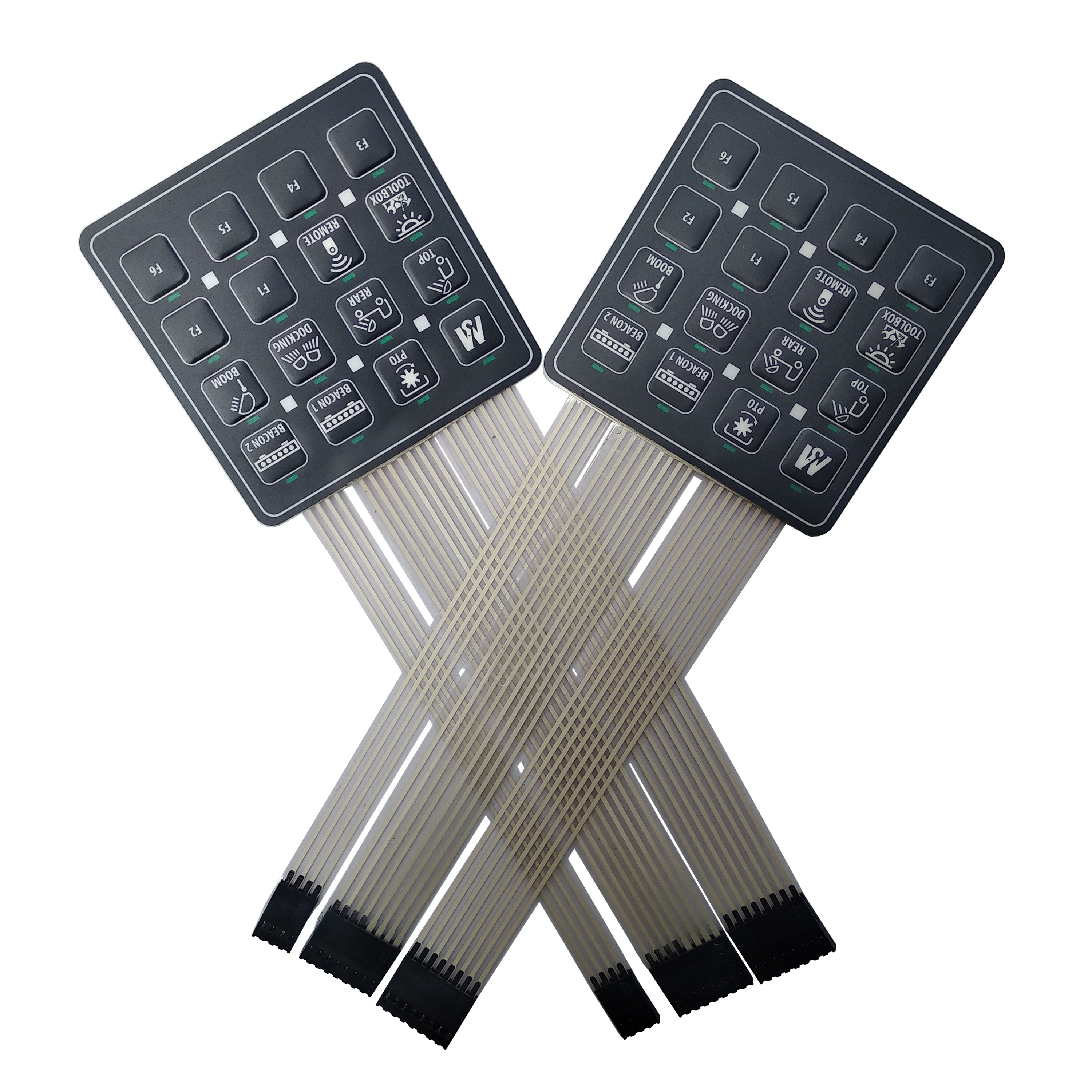 K001granphic overlay keypads membrane switch