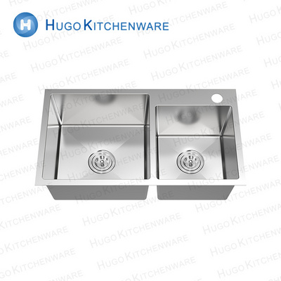 China Manufacturer Commercial Kitchen Sinks Stainless Steel Polished Undermount Handmade Sink