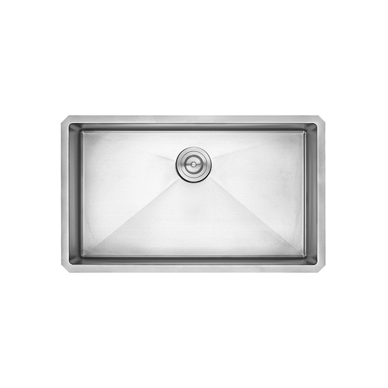 stainless steel kitchen sink 18 Gauge Polished Stainless Steel Modern Undermount Handmade Sink