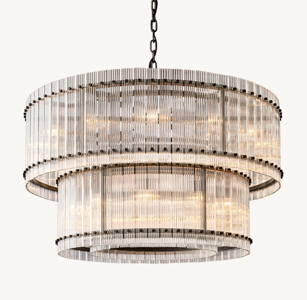 Modern Ceiling Light Indoor Led Pendant Lighting San Marco Round Crystal Chandelier Restoration Bedroom Furniture