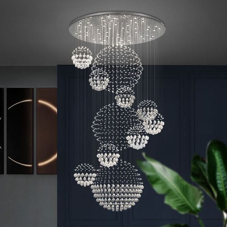 Modern Luxury Gold Pendant Lights Creative Home Lighting Chandelier for Living Room