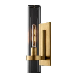 Indoor Modern Brass Wall Lamp Ravelle Grand Bronze Sconce Glass Wall Lights Bedroom