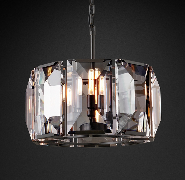 Indoor Modern Luxury Ceiling Lights Harlow Crystal Round Lighting Restoration Chandelier For Living Room