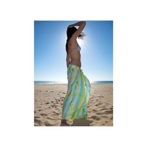 Top Quality Beach Product Bulk Quantity Exporter of Recycled Cotton, Rayon Customized Color Size Beach Pareos Sarongs for Women.