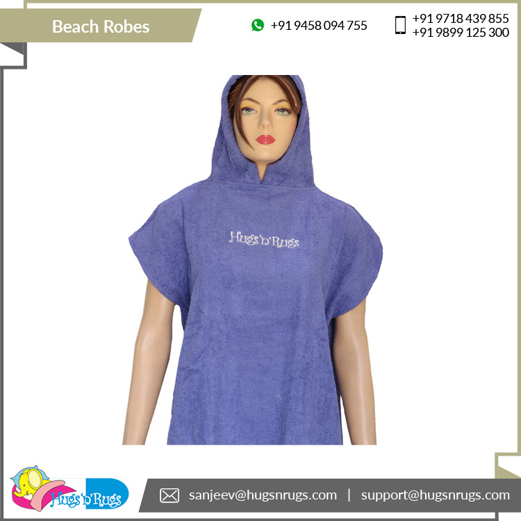 Elegant Design Wholesale Supply 100% Cotton Zero Twist Beach Robes for Bulk Purchase at Reliable Market Price....