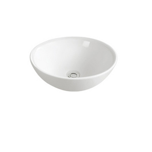 Factory hot selling bathroom hotel vessel modern style round ceramic porcelain sink wash basin