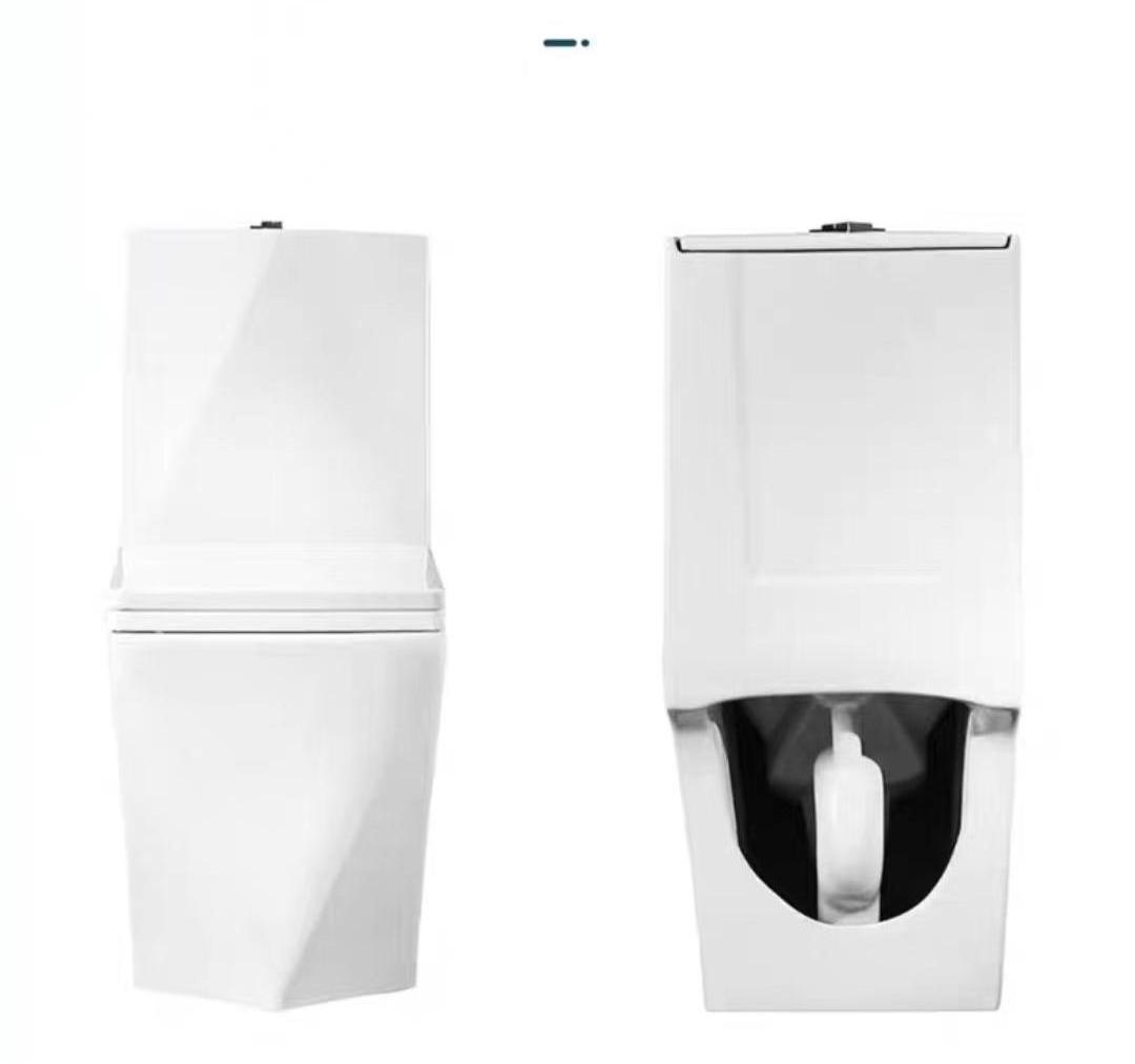 popular in the market diamond design sanitary ware ceramic  one piece wc bowl commode toilet