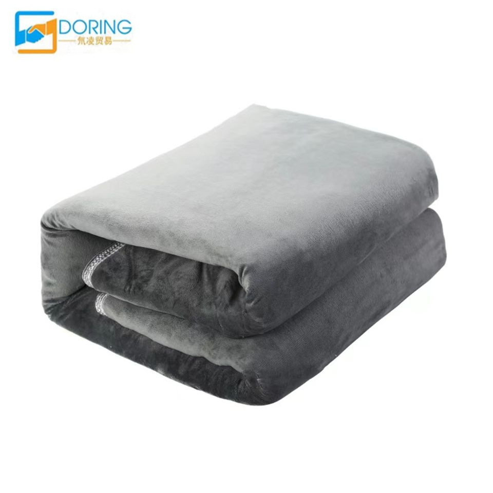 Quick heated electric cover blanket in cold weather warm heat fleece for car and RV DC 12V 24V