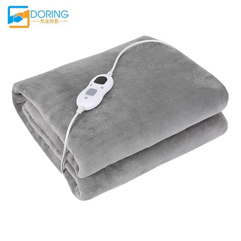 Quick heated electric cover blanket in cold weather warm heat fleece for car and RV DC 12V 24V