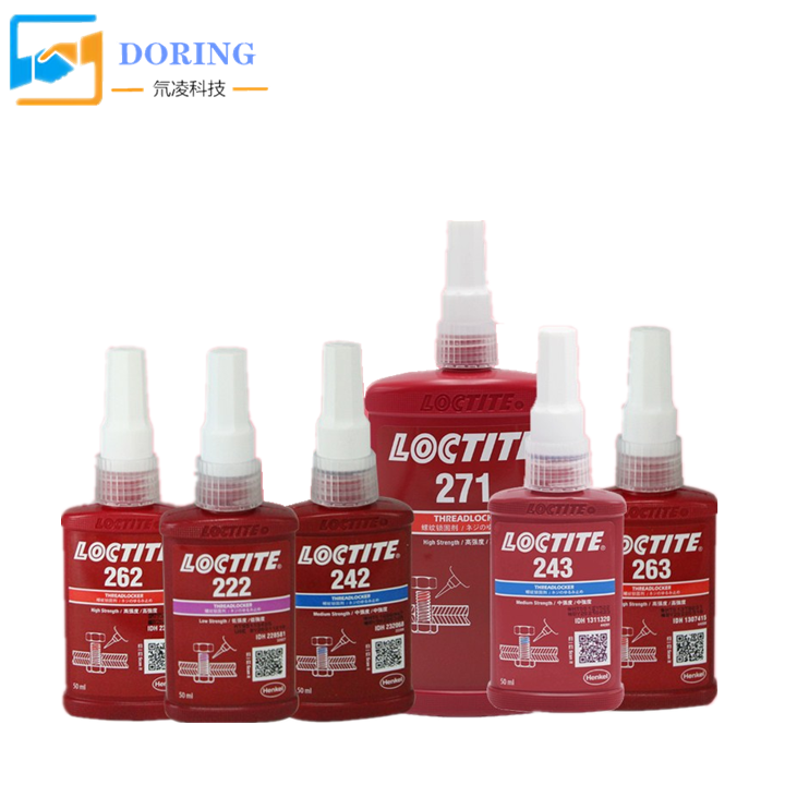 Henkel Loctile 272 thread locking adhesive anti loose curing fast medium strength anaerobic adhesive removable fastening agent