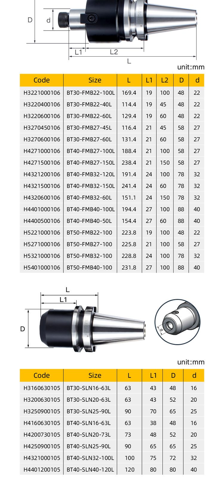 HUHAO BT30 drill bits holder BT40 turning inserts holders carbide CNC turning machine blades tools holders BT50