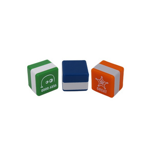 educational square teacher stamp/children rubber s