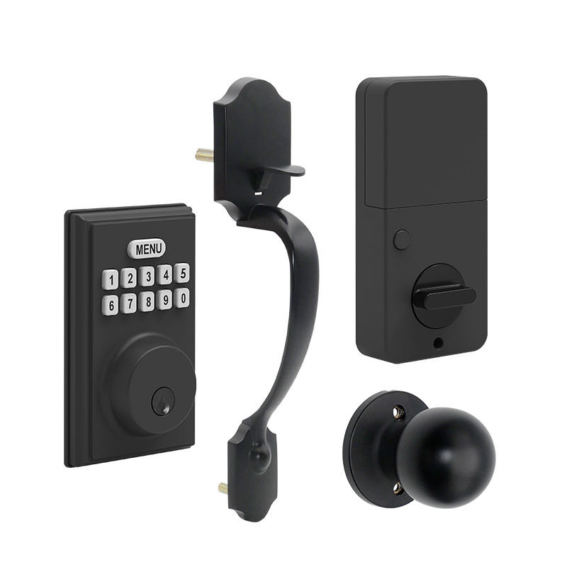 HUILI american style smart locking electronic deadbolt smart door lock