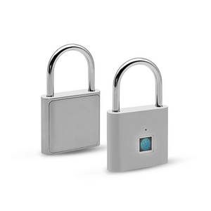 IP54 Smart Digital Alarm Fingerprint lock/Smart Biometric Fingerprint Padlock