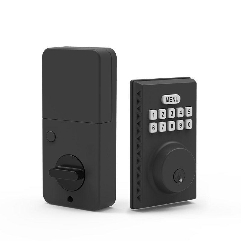 smart lock security  hightech door anti theft usa style deadbolt smart door lock