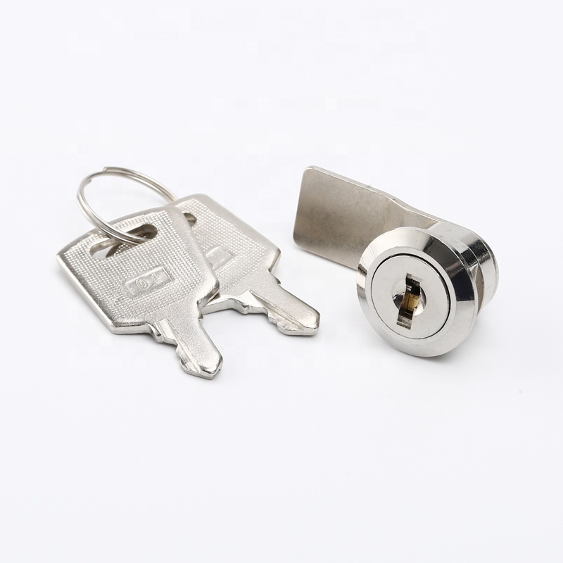 Wholesale factory price Metal furniture cabinet cam lock cylinder and keys for showcase lock SY301-A