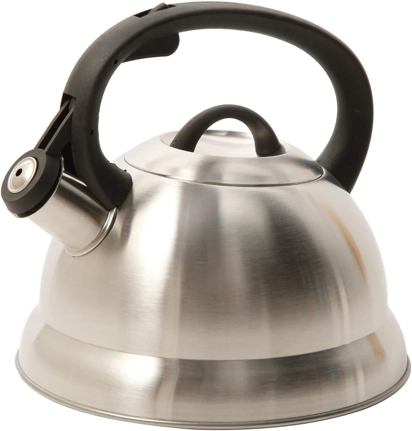 Mr. Coffee Flintshire 1.75-Quart Whistling Tea Kettle Stainless Steel (91407.02) (93586562M)