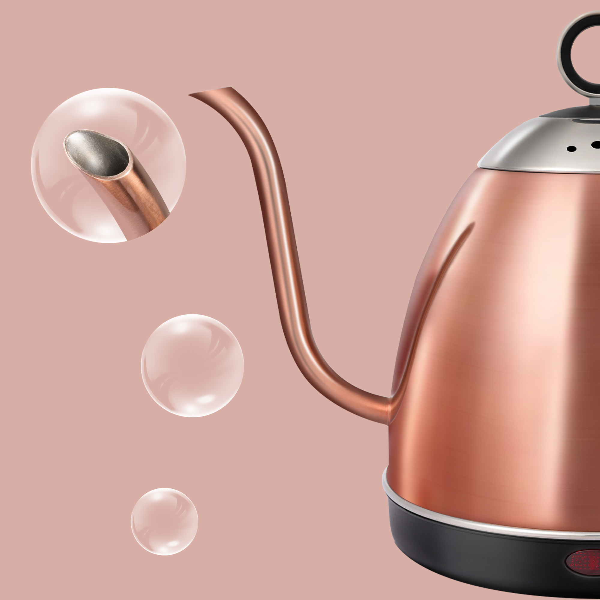 Long Gooseneck New 1.0L Electric Kettle Japanese Tea Water Kettle Premium Electric Kettle with Stylish Design