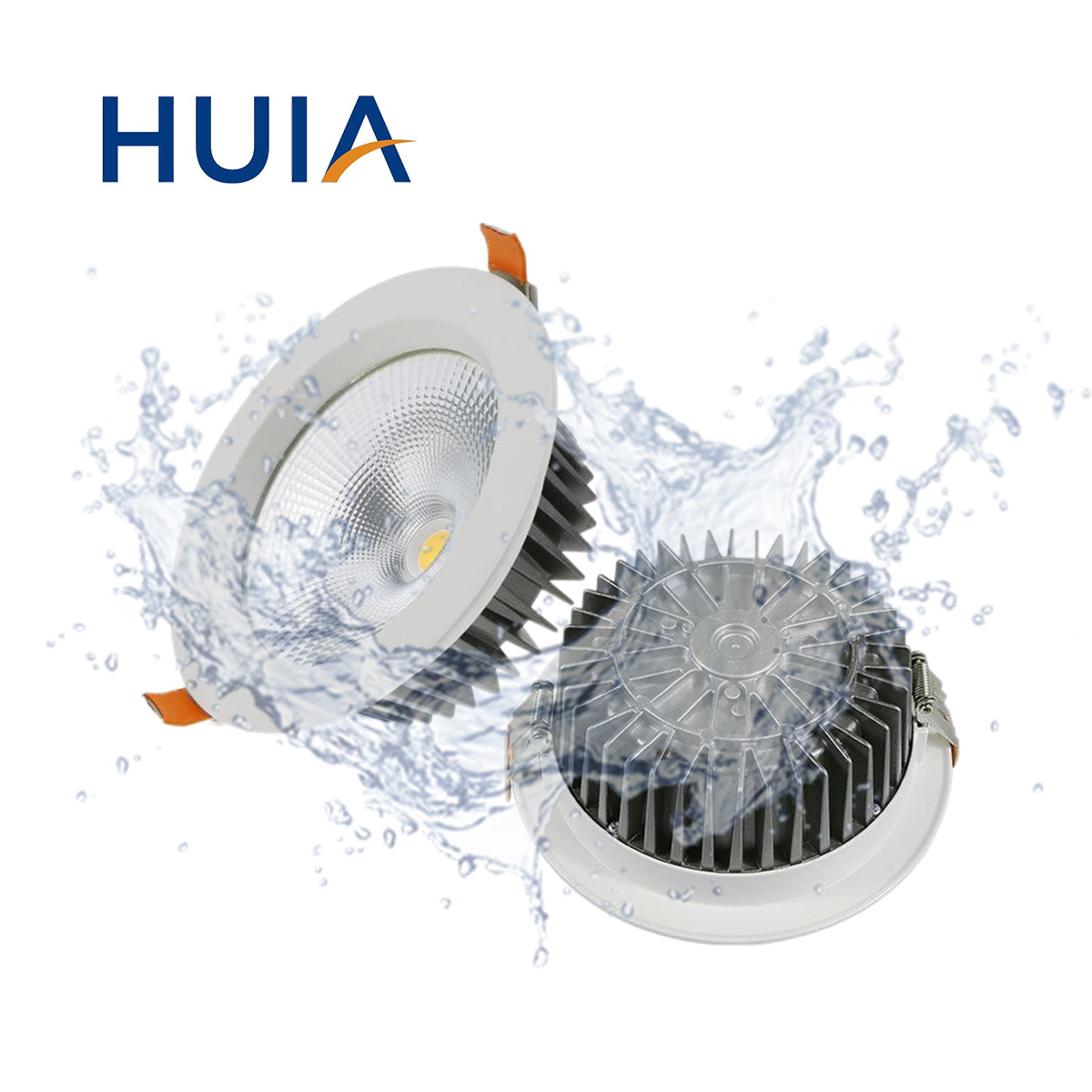 15w 20w 30w Round Recessed Led Downlight IP65 Die-casting Aluminum Warm White Cob Downlight