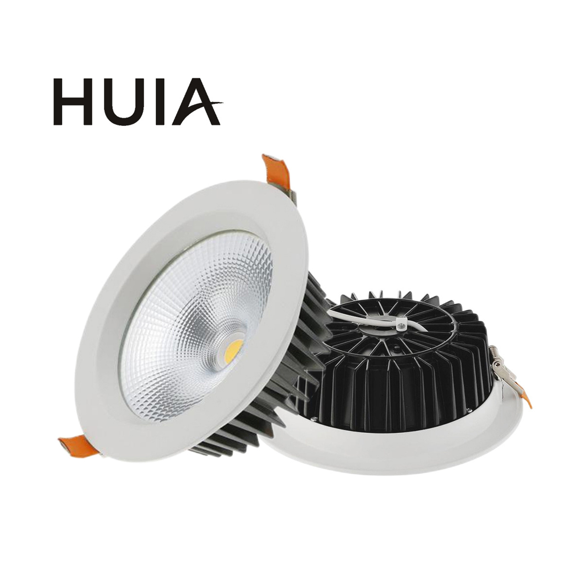 15w 20w 30w Round Recessed Led Downlight IP65 Die-casting Aluminum Warm White Cob Downlight