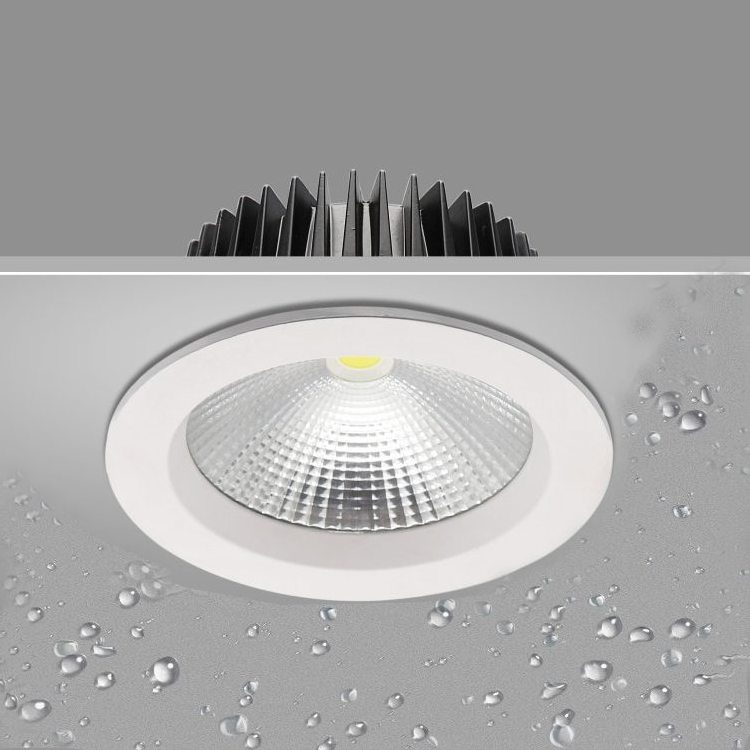 Indoor Dimmable IP65 Cob Down Lights Ceiling Recessed Anti-glare Commercial Lighting Led Downlight