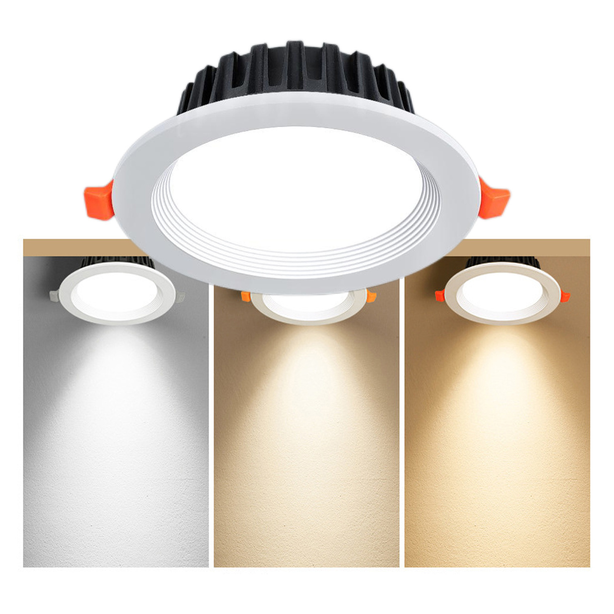 Recessed Ceiling IP65 Downlight Dimmable Fixture 15W 20W 30W 40W Commercial Shop SMD Led Down light