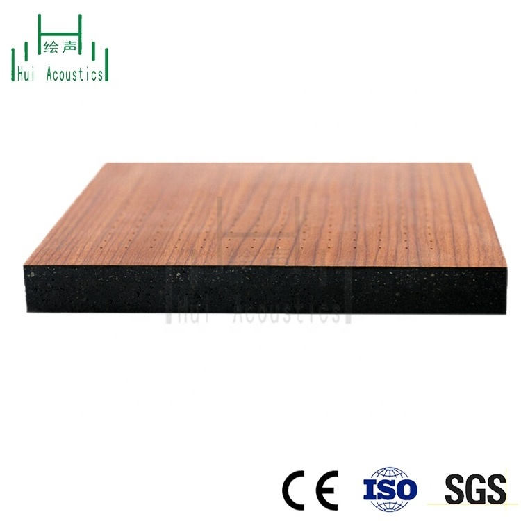 Wood Acoustic Wall Panels MDF Boards Micro Hole Acoustic Panel For Studio