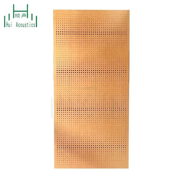 Wood Acoustic Wall Panels MDF Boards Micro Hole Acoustic Panel For Studio