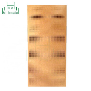 Wood Acoustic Wall Panels MDF Boards Micro Hole Acoustic Panel For Studio