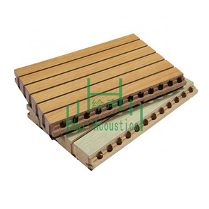 Acoustic MDF Wall Panels Wooden Groovy Acoustic Material for Wall Decorating