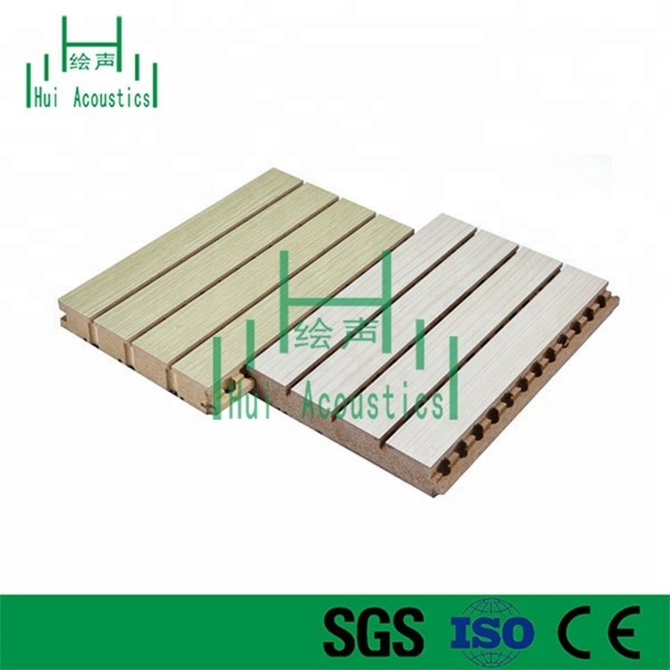 Acoustic MDF Wall Panels Wooden Groovy Acoustic Material for Wall Decorating