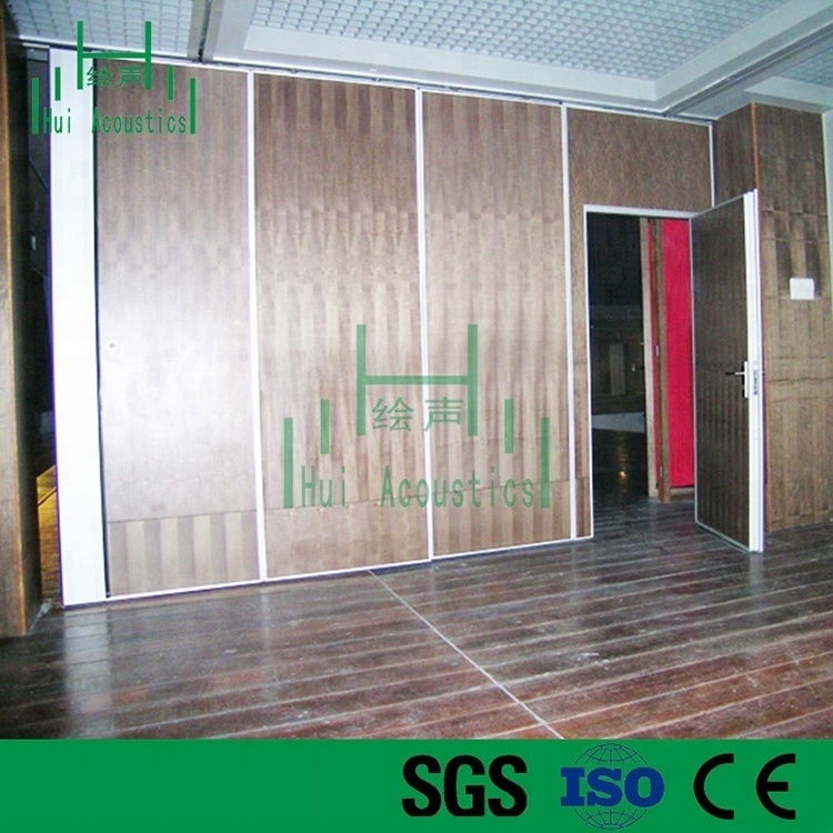 Sliding Wall Panels Soundproof Folding Partition Door MDF Sound Proof Partition Wall for Restaurant