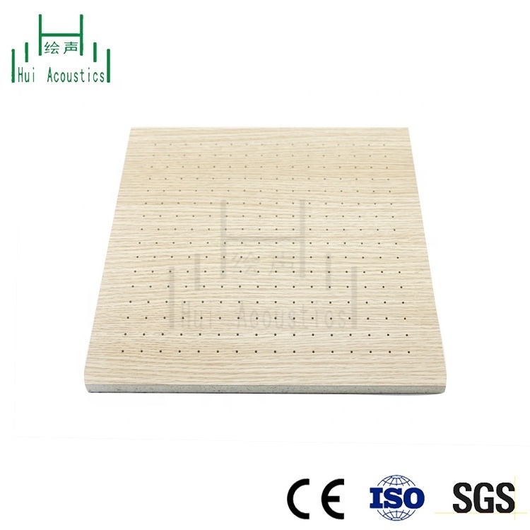 Wood Acoustic Wall Panels MDF Boards Micro Hole Acoustic Panel For Studio