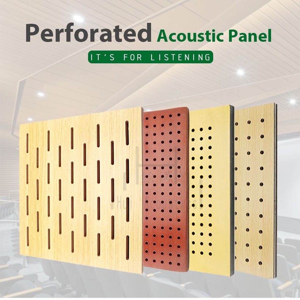 Acoustic Panel Slot Slotted MDF Board Sound Absorber for Office