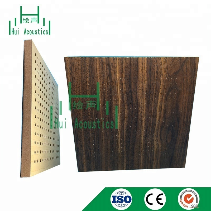 Sound Panel Acoustic MDF Wood Interior Wall Panels Micro Perforated Acoustic Panel