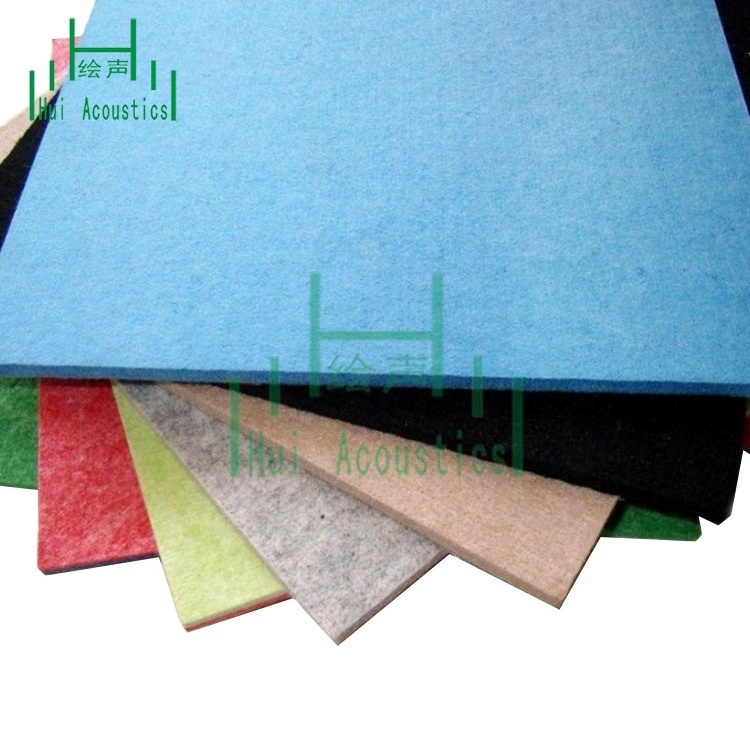 Polyester Fiber Acoustic Panels Absorbent Wool Felt Acoustic Tiles