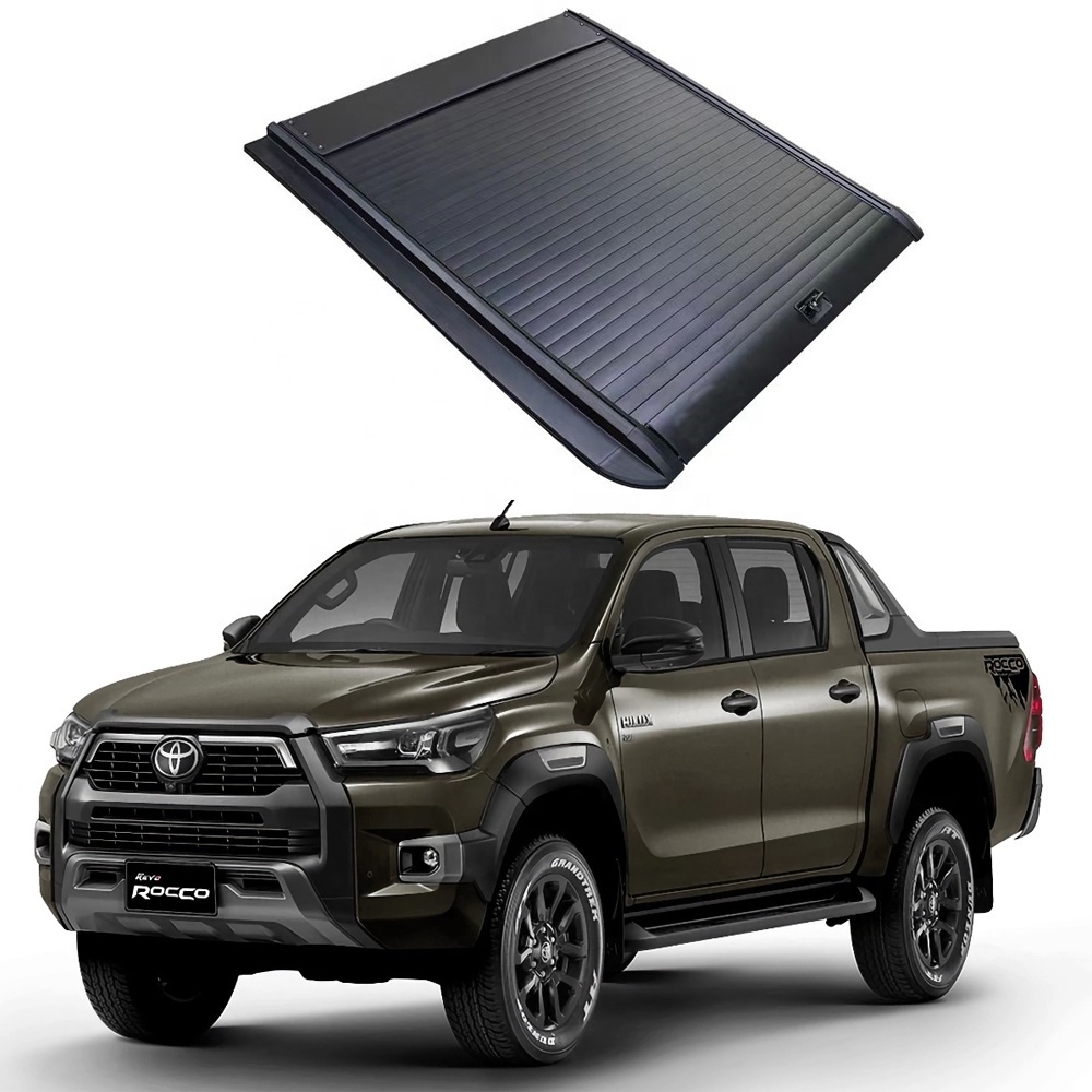 pickup truck accessories retractable truck bed covers tonneau cover hilux for hilux revo vigo Rocco