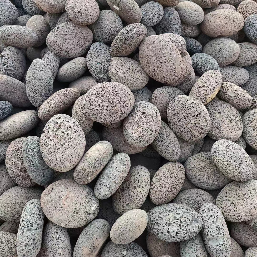 Black New Material Light Weight Lava Pumice Stone With Rope Volcano Stone For Callus Remover Wholesale