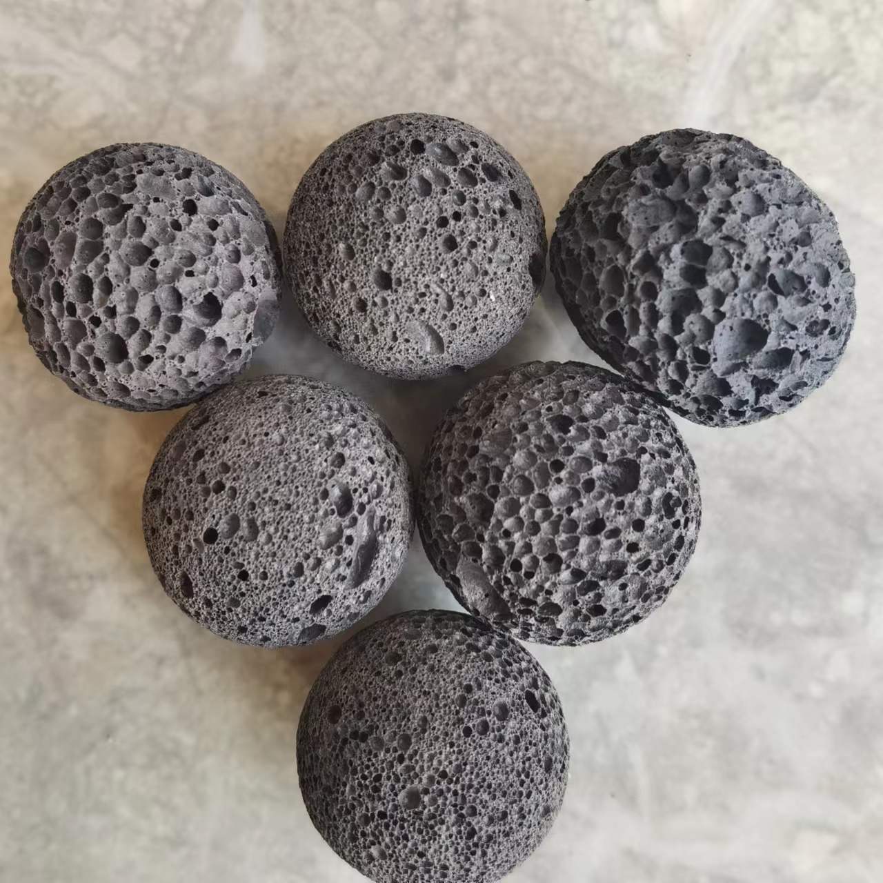 Black essential mist oil diffuser balls volcano lava stone crushed lava rock lava stone natural