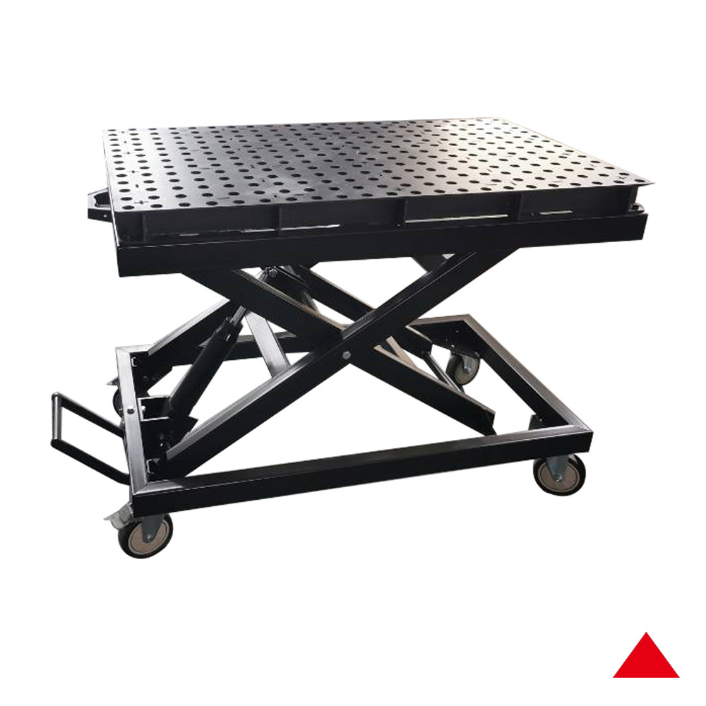 portable workbench Stand Adjustable  Hydraulic Raising Work Platform