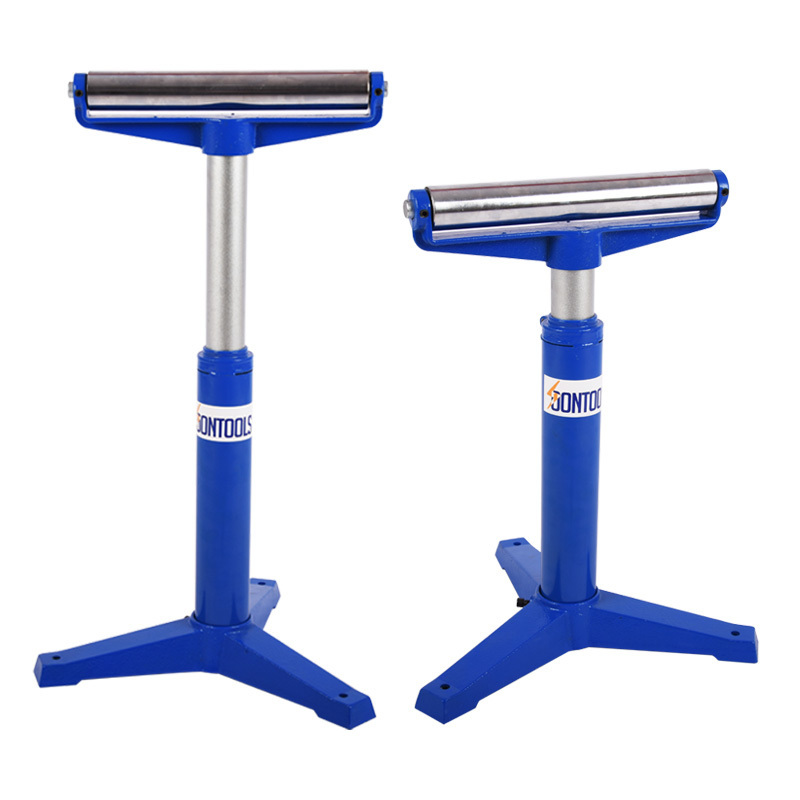 26111 Heavy-Duty Adjustable Pipe Roller Stands Durable Roller Support Stand for Woodworking Machinery