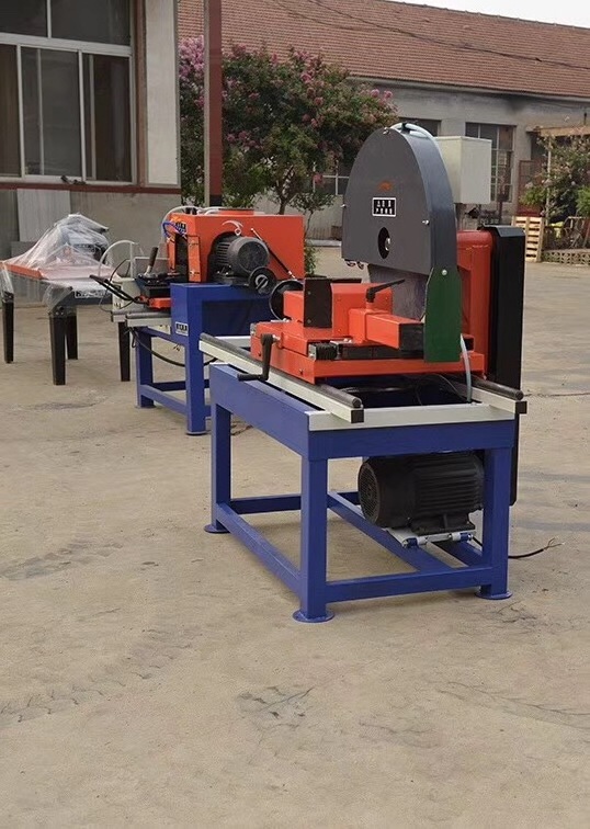 granite curb stone block pebble cutting machine