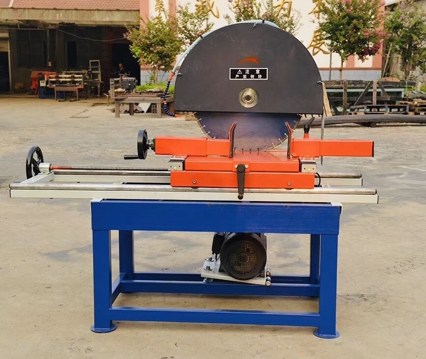 granite curb stone block pebble cutting machine