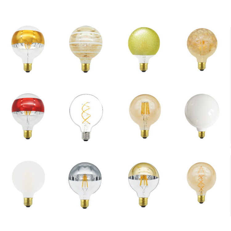 led filament bulb G25/ G80/G95/G125  dimmable led bulb E26/E27 4W/6W/8W  xtw supplier