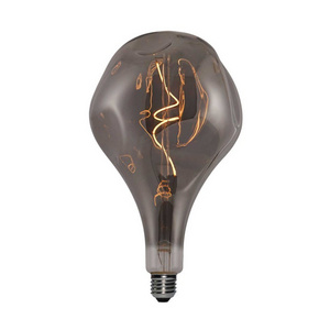 giant special led filament bulbs vintage led lamp decorative bulbs E26/E27 large size led bulb amber SMOKEY MILKY